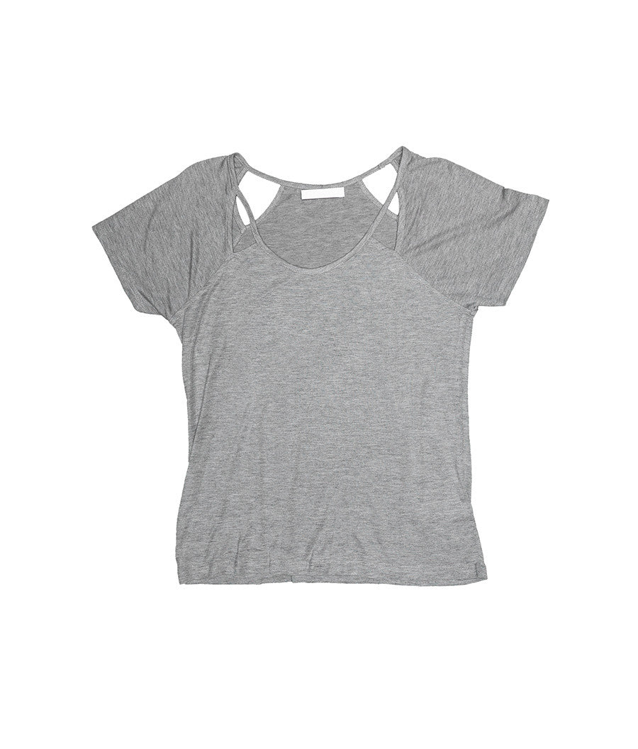 Graisna gray Top